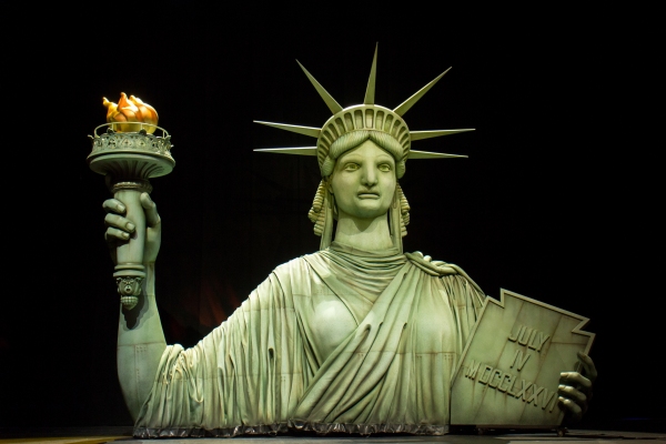Photo Coverage: First Look at HEART AND LIGHTS' Lady Liberty Puppet Image