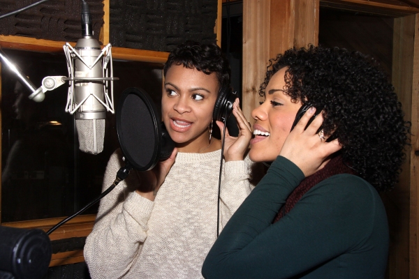 Photo Flash: In the Recording Studio with the Cast of Broadway's BEAUTIFUL! Image