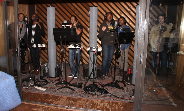 Photo Flash: In the Recording Studio with the Cast of Broadway's BEAUTIFUL! Image