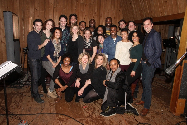 Photo Flash: In the Recording Studio with the Cast of Broadway's BEAUTIFUL! Image