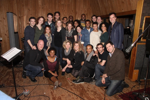 Photo Flash: In the Recording Studio with the Cast of Broadway's BEAUTIFUL! Image