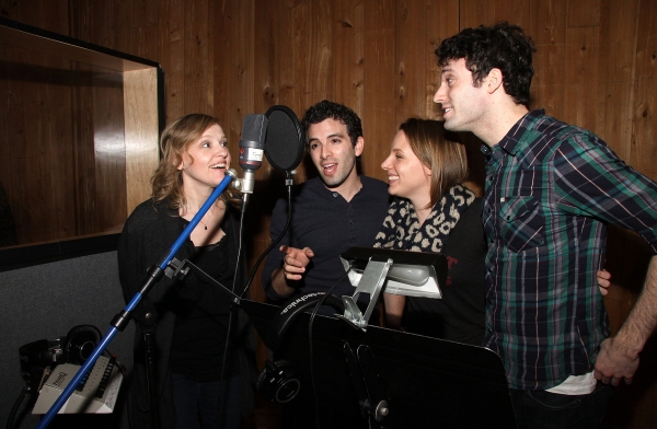 Photo Flash: In the Recording Studio with the Cast of Broadway's BEAUTIFUL! Image