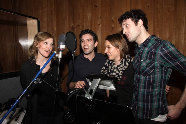 Photo Flash: In the Recording Studio with the Cast of Broadway's BEAUTIFUL! Image