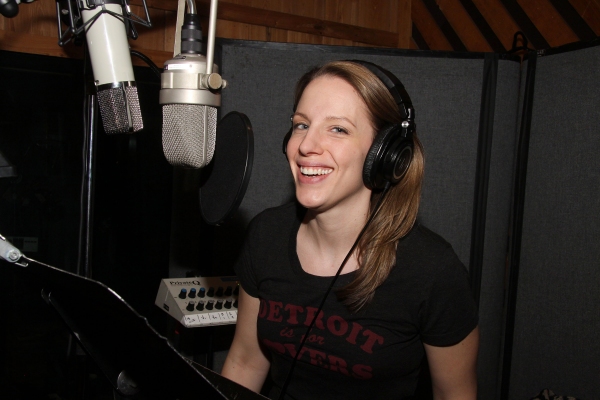 Photo Flash: In the Recording Studio with the Cast of Broadway's BEAUTIFUL! Image