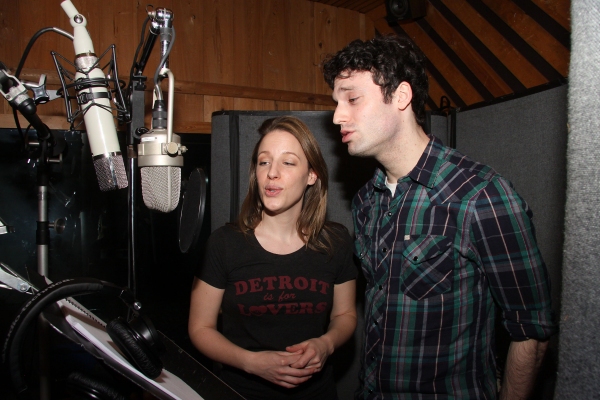 Photo Flash: In the Recording Studio with the Cast of Broadway's BEAUTIFUL! Image
