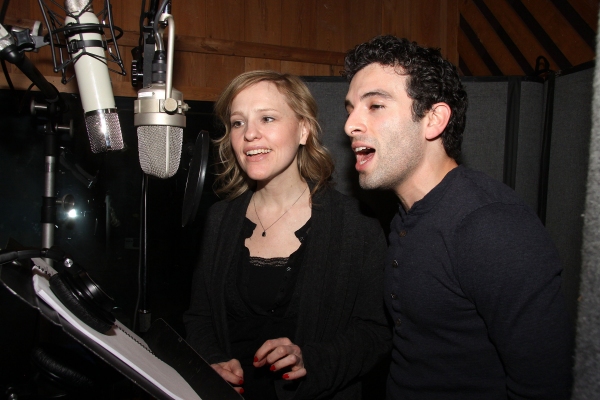 Photo Flash: In the Recording Studio with the Cast of Broadway's BEAUTIFUL! Image
