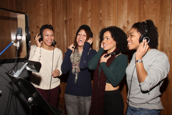 Photo Flash: In the Recording Studio with the Cast of Broadway's BEAUTIFUL! Image