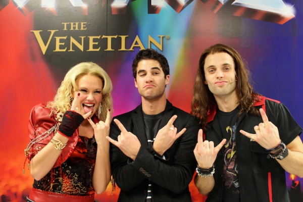 Photo Flash: Darren Criss Attends ROCK OF AGES in Vegas! Image