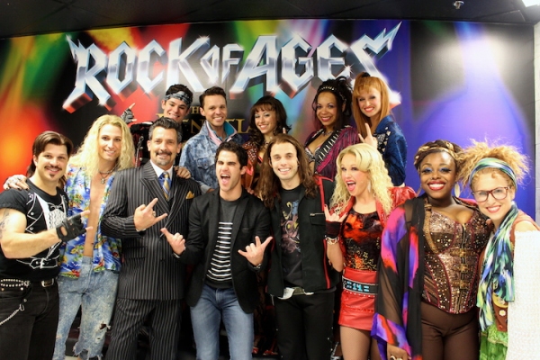 Photo Flash: Darren Criss Attends ROCK OF AGES in Vegas! Image