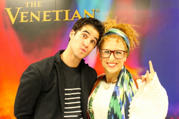 Photo Flash: Darren Criss Attends ROCK OF AGES in Vegas! Image