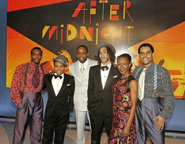 Photo Flash: Dule Hill & AFTER MIDNIGHT Cast Visit KATIE! Image