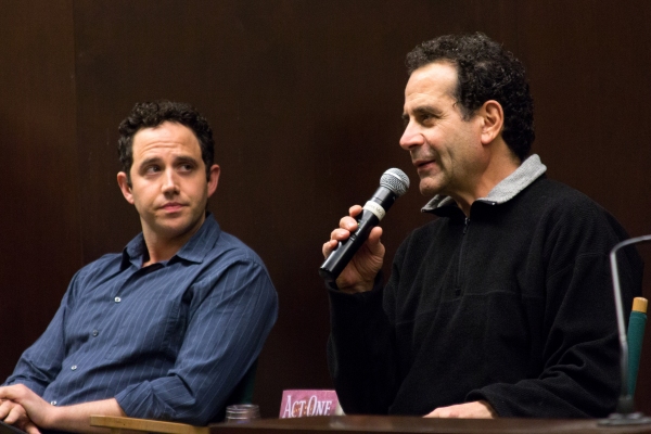 Photo Coverage: Tony Shalhoub & Santino Fontana Read from ACT ONE at Barnes & Noble Image