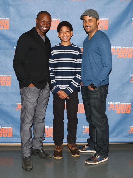 Photo Coverage: Denzel Washington & Company of A RAISIN IN THE SUN Meets the Press Image