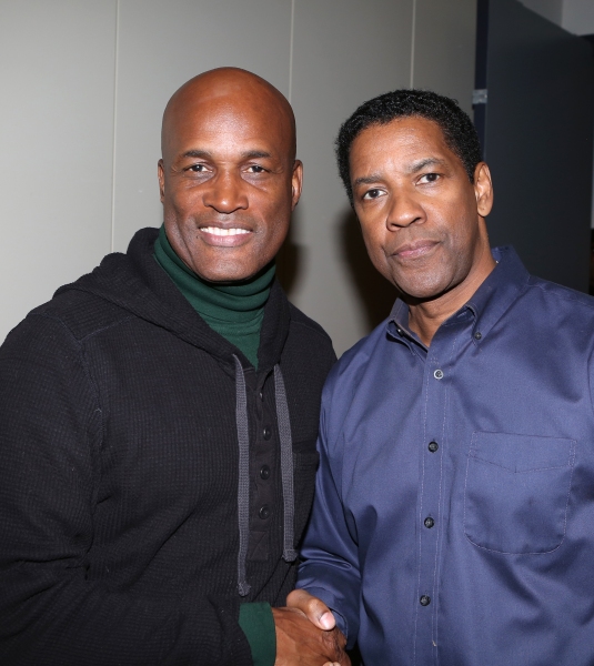 Photo Coverage: Denzel Washington & Company of A RAISIN IN THE SUN Meets the Press Image