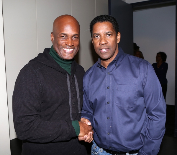 Photo Coverage: Denzel Washington & Company of A RAISIN IN THE SUN Meets the Press Image