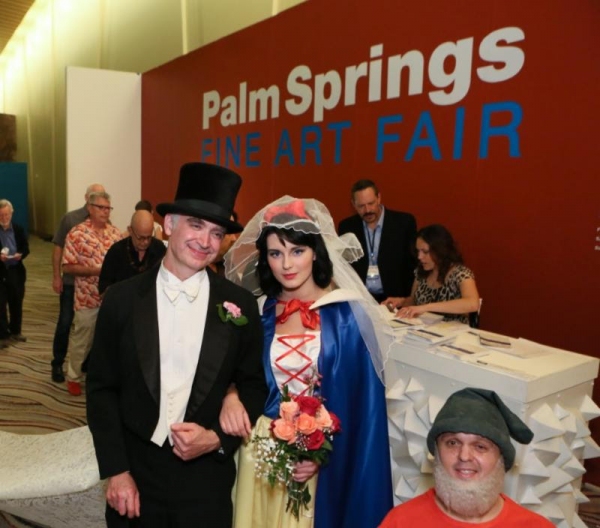 Photo Flash: Renowned Artist Kevin Berlin Ties the Knot with Snow White - First Look! Image