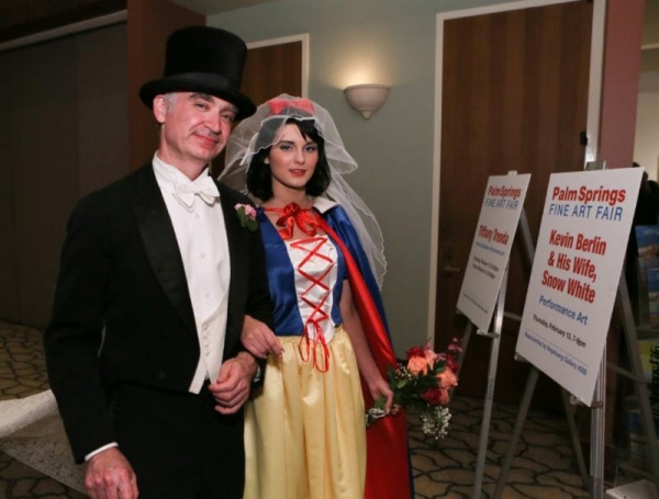 Photo Flash: Renowned Artist Kevin Berlin Ties the Knot with Snow White - First Look! Image