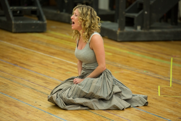 Photo Flash: Raise the Barricade! In Rehearsal with the Company of Broadway-Bound LES MISERABLES Image