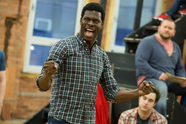 Photo Flash: Raise the Barricade! In Rehearsal with the Company of Broadway-Bound LES MISERABLES Image