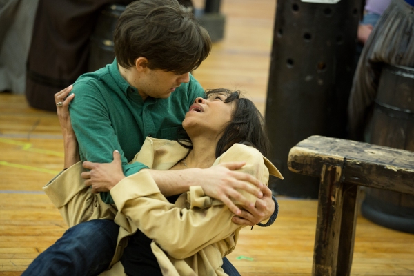 Photo Flash: Raise the Barricade! In Rehearsal with the Company of Broadway-Bound LES MISERABLES Image