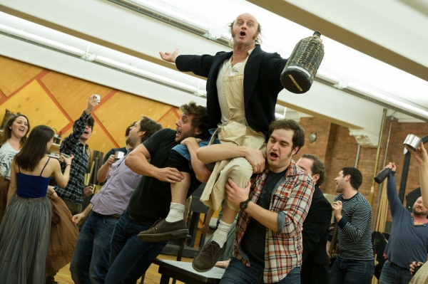 Photo Flash: Raise the Barricade! In Rehearsal with the Company of Broadway-Bound LES MISERABLES Image