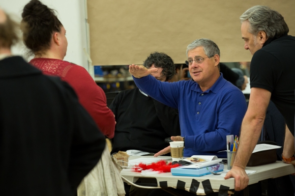 Photo Flash: Raise the Barricade! In Rehearsal with the Company of Broadway-Bound LES MISERABLES Image