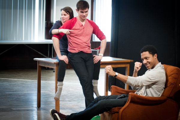 Photo Flash: In Rehearsal for Steppenwolf for Young Adults' Chicago Premiere of LEVELING UP, Beg. Tonight 