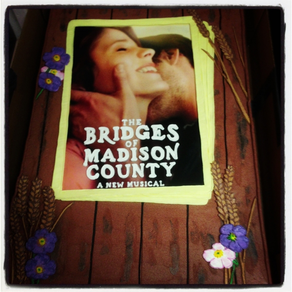 Exclusive Photo Coverage: THE BRIDGES OF MADISON COUNTY's Opening Night Cake! Image