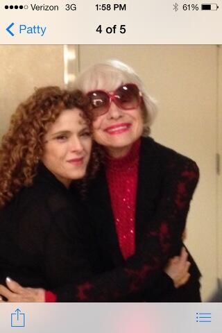 Photo Flash: Carol Channing Visits Bernadette Peters at the McCallum Image