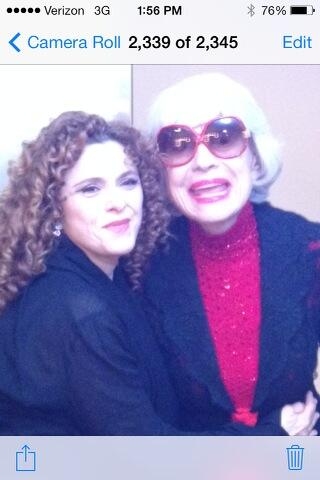 Photo Flash: Carol Channing Visits Bernadette Peters at the McCallum Image