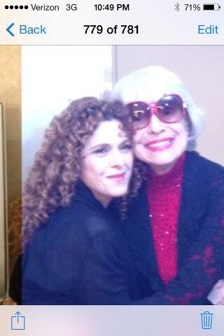 Photo Flash: Carol Channing Visits Bernadette Peters at the McCallum Image