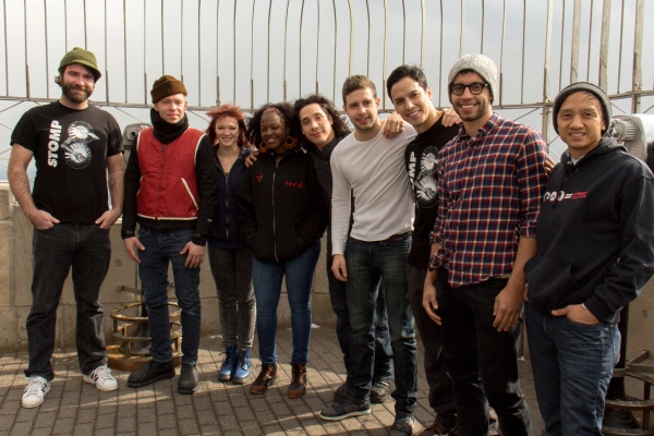 Photo Coverage: STOMP Cast Lights Empire State Building for 20th Anniversary! Image