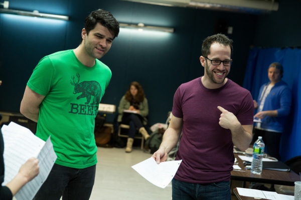 Photo Flash: Matt Doyle, Hunter Foster, Ryan Scott Oliver & More in Rehearsal for Prospect Theater's JASPER IN DEADLAND Image