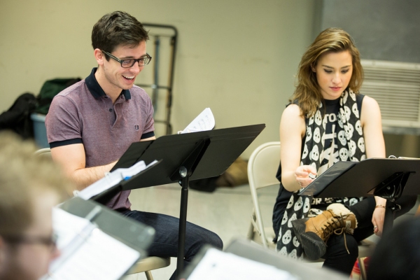 Photo Flash: Matt Doyle, Hunter Foster, Ryan Scott Oliver & More in Rehearsal for Prospect Theater's JASPER IN DEADLAND Image