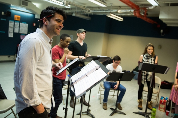 Photo Flash: Matt Doyle, Hunter Foster, Ryan Scott Oliver & More in Rehearsal for Prospect Theater's JASPER IN DEADLAND Image
