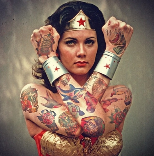 Photo Flash: Artist Cheyenne Randall Re-Imagines Celebrities with Tattoos Image