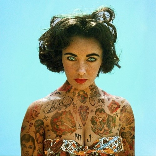 Photo Flash: Artist Cheyenne Randall Re-Imagines Celebrities with Tattoos 