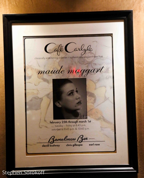 Photo Coverage: MAUDE MAGGART Plays CAFE CARLYLE Photo Coverage: MAUDE MAGGART Plays CAFE CARLYLE Image