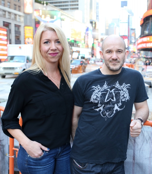 Photo Coverage: Meet ROCKY's Creative Heavyweights Alex Timbers, Steven Hoggett & Kelly Devine!  Image