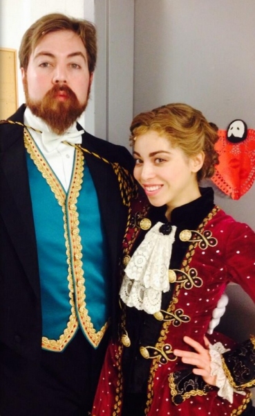 Photo Flash: Saturday Intermission Pics, March 1 - ROCKY, PHANTOM Pump for LES MIS; KINKY BOOTS Cast Passes the Heel & More! Image