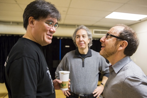 Alan Gilbert, Grant Sturiale, Lonny Price Photo