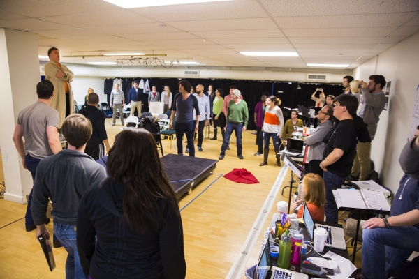Photo Flash: In Rehearsal for New York Philharmonic's SWEENEY TODD with Emma Thompson, Bryn Terfel & More! Image