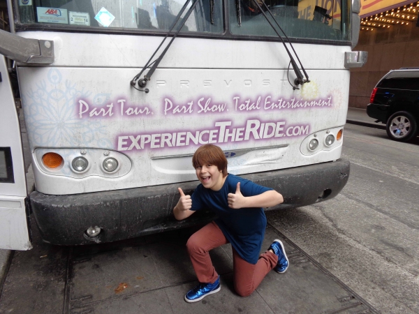 Photo Flash: ANNIE's Lilla Crawford and DISASTER!'s Jonah Verdon Hop on THE RIDE Image