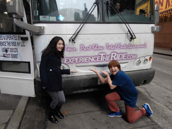 Photo Flash: ANNIE's Lilla Crawford and DISASTER!'s Jonah Verdon Hop on THE RIDE Image