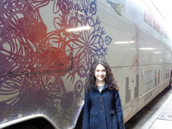 Photo Flash: ANNIE's Lilla Crawford and DISASTER!'s Jonah Verdon Hop on THE RIDE Image