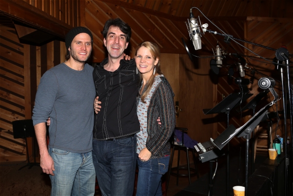Steven Pasquale, Composer Jason Robert Brown and Kelli O''Hara  Photo