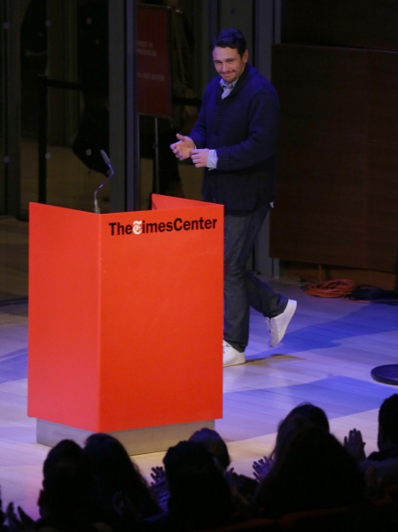 Photo Coverage: OF MICE AND MEN's James Franco and Chris O'Dowd Stop by 'TimesTalks' Image