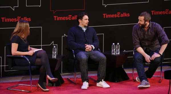 Photo Coverage: OF MICE AND MEN's James Franco and Chris O'Dowd Stop by 'TimesTalks' Image