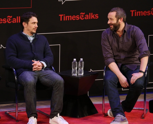 Photo Coverage: OF MICE AND MEN's James Franco and Chris O'Dowd Stop by 'TimesTalks' Image