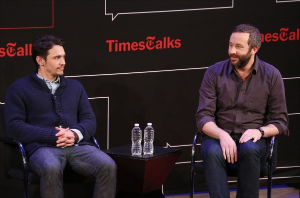 Photo Coverage: OF MICE AND MEN's James Franco and Chris O'Dowd Stop by 'TimesTalks' Image